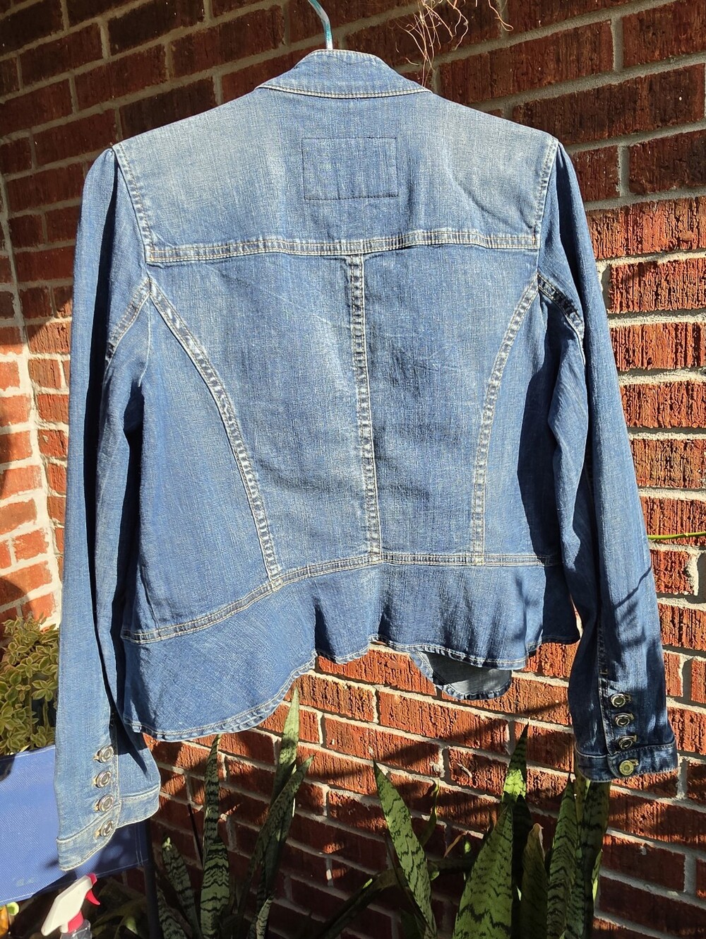 WHBM Feminine denim jacket 6 - Picture 7 of 9